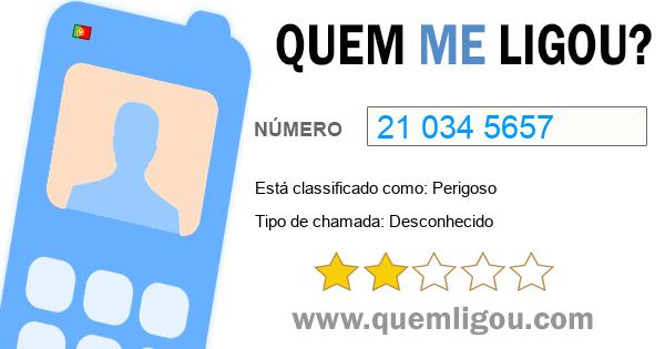 Quem me ligou do 210345657