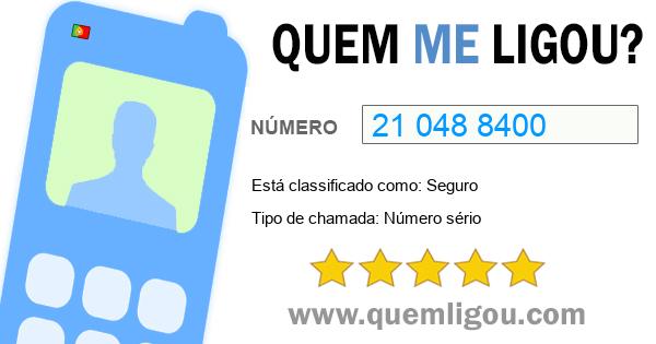 Quem me ligou do 210488400