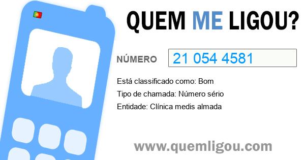 Quem me ligou do 210544581