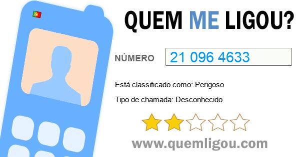 Quem me ligou do 210964633