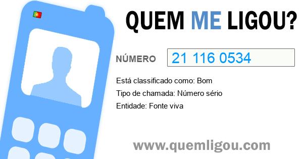 Quem me ligou do 211160534