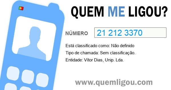 Quem me ligou do 212123370