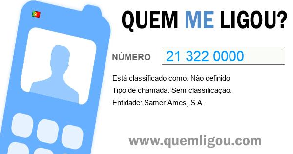 Quem me ligou do 213220000