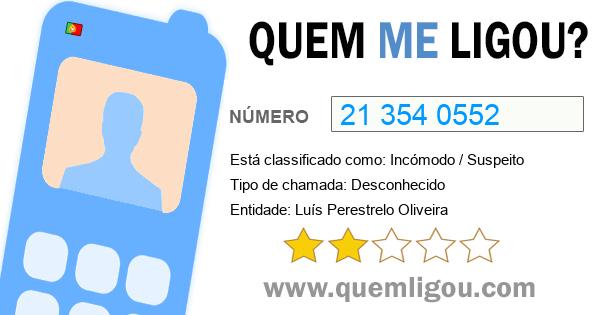 Quem me ligou do 213540552