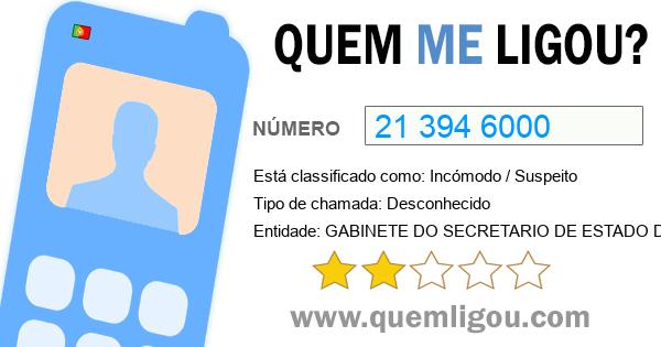 Quem me ligou do 213946000