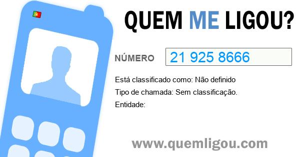 Quem me ligou do 219258666