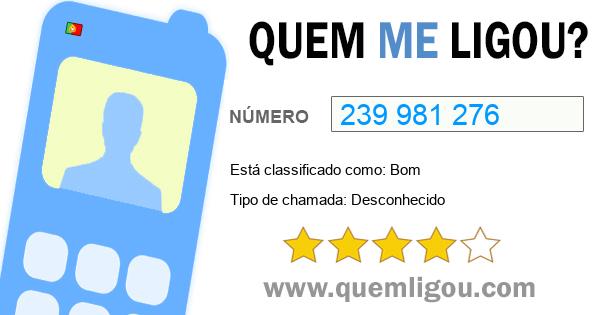 Quem me ligou do 239981276