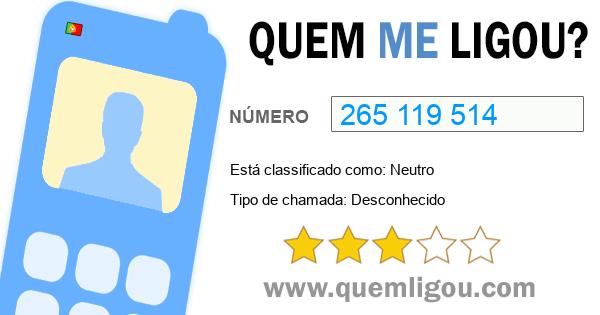 Quem me ligou do 265119514