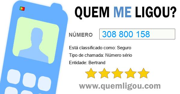 Quem me ligou do 308800158