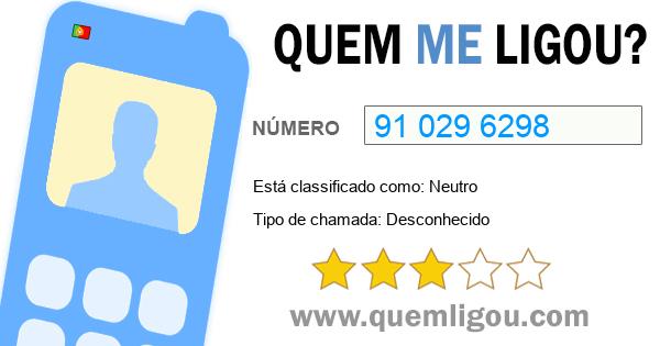 Quem me ligou do 910296298