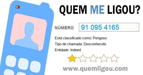 Quem me ligou do 910954165