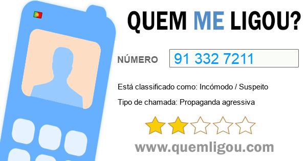 Quem me ligou do 913327211