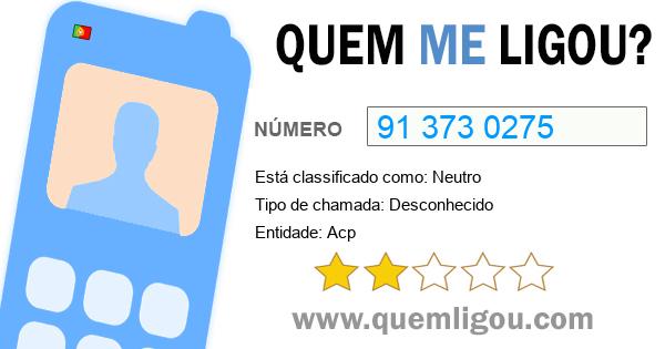 Quem me ligou do 913730275