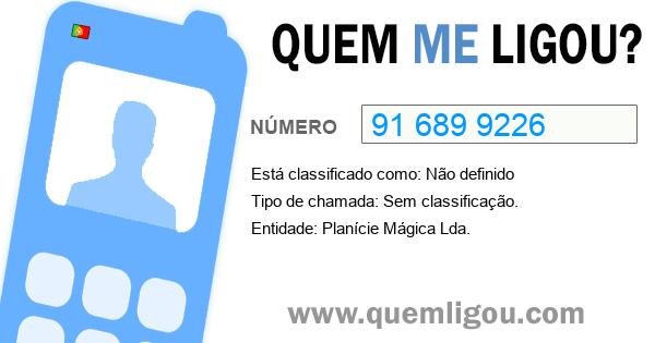 Quem me ligou do 916899226