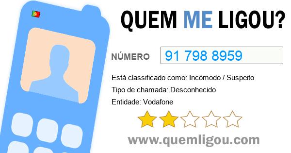 Quem me ligou do 917988959