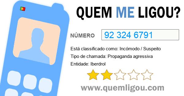 Quem me ligou do 923246791