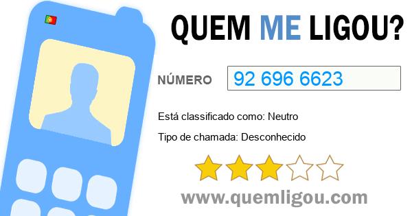 Quem me ligou do 926966623