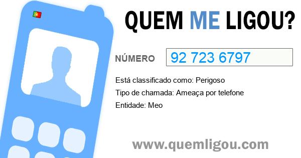 Quem me ligou do 927236797