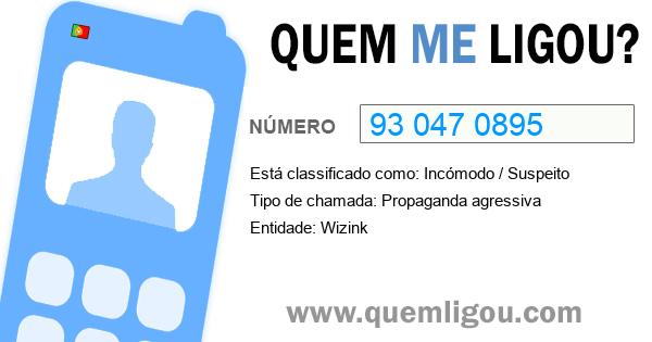 Quem me ligou do 930470895