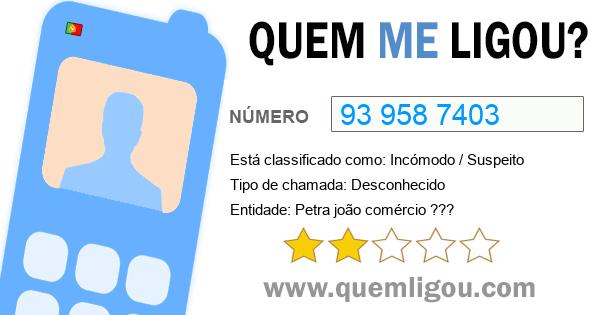 Quem me ligou do 939587403