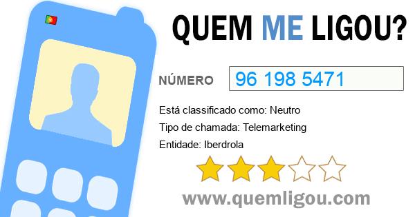 Quem me ligou do 961985471