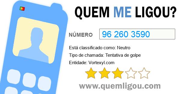 Quem me ligou do 962603590