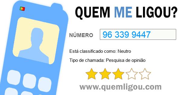 Quem me ligou do 963399447