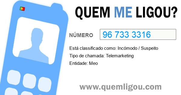 Quem me ligou do 967333316